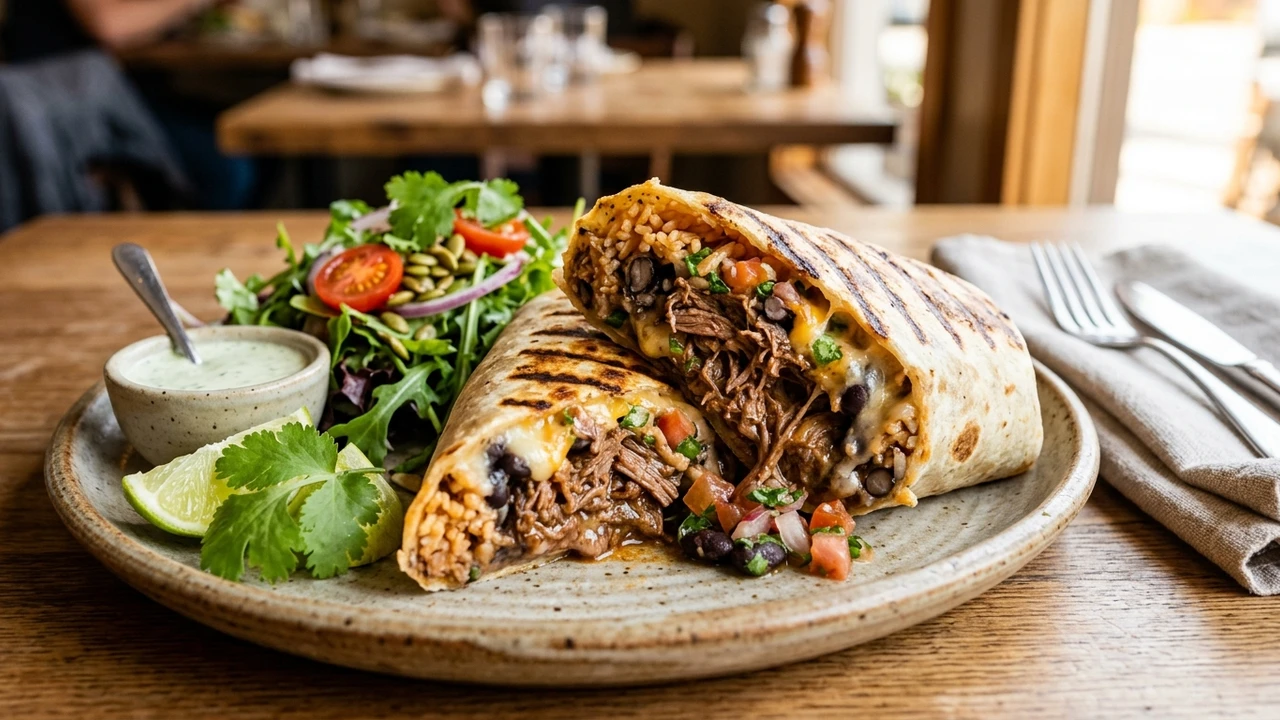 Burrito con Ensalada